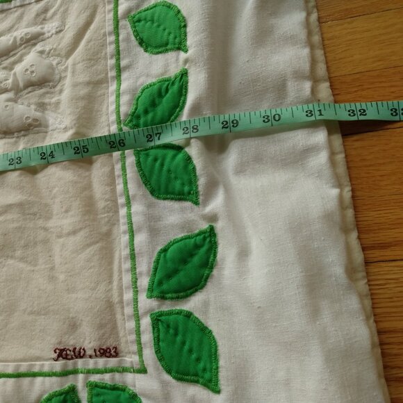 Vintage Quilted Puffy Hearts Doves Wall Wedding Love Peace Decor - Picture 11 of 12